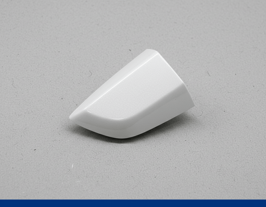 2019-2021 Honda Civic Door Handle End Cap Passenger Side Front Platinum White OEM