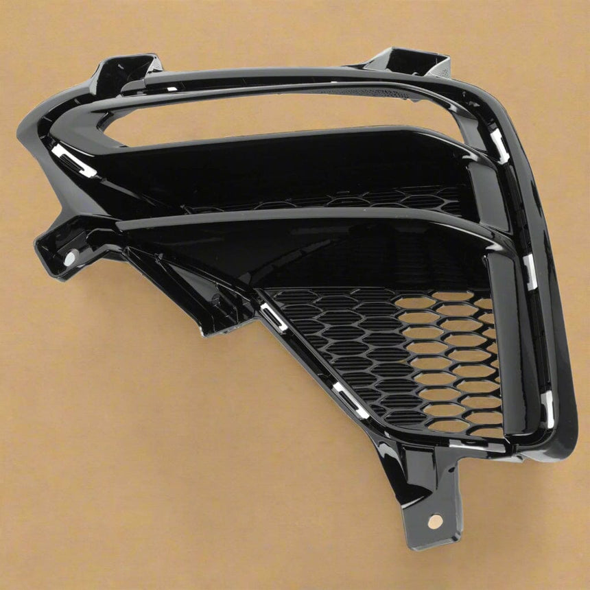 2019-2021 Kia Forte Front Bumper Trim Molding Gloss Black For DRL Equipped Only