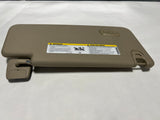 2020-2021 Dodge Ram 1500 Tan Driver Side Sun Visor - Illuminated Garage Buttons