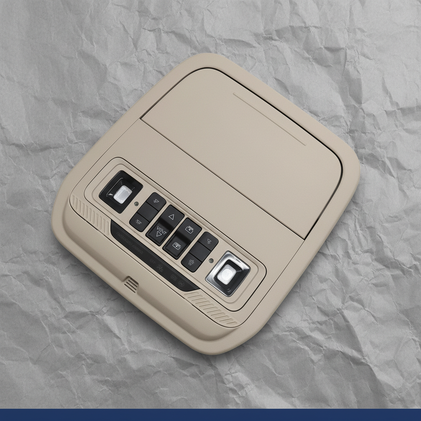 2020-2021 Ford Explorer Overhead Console Sandstone Genuine OEM
