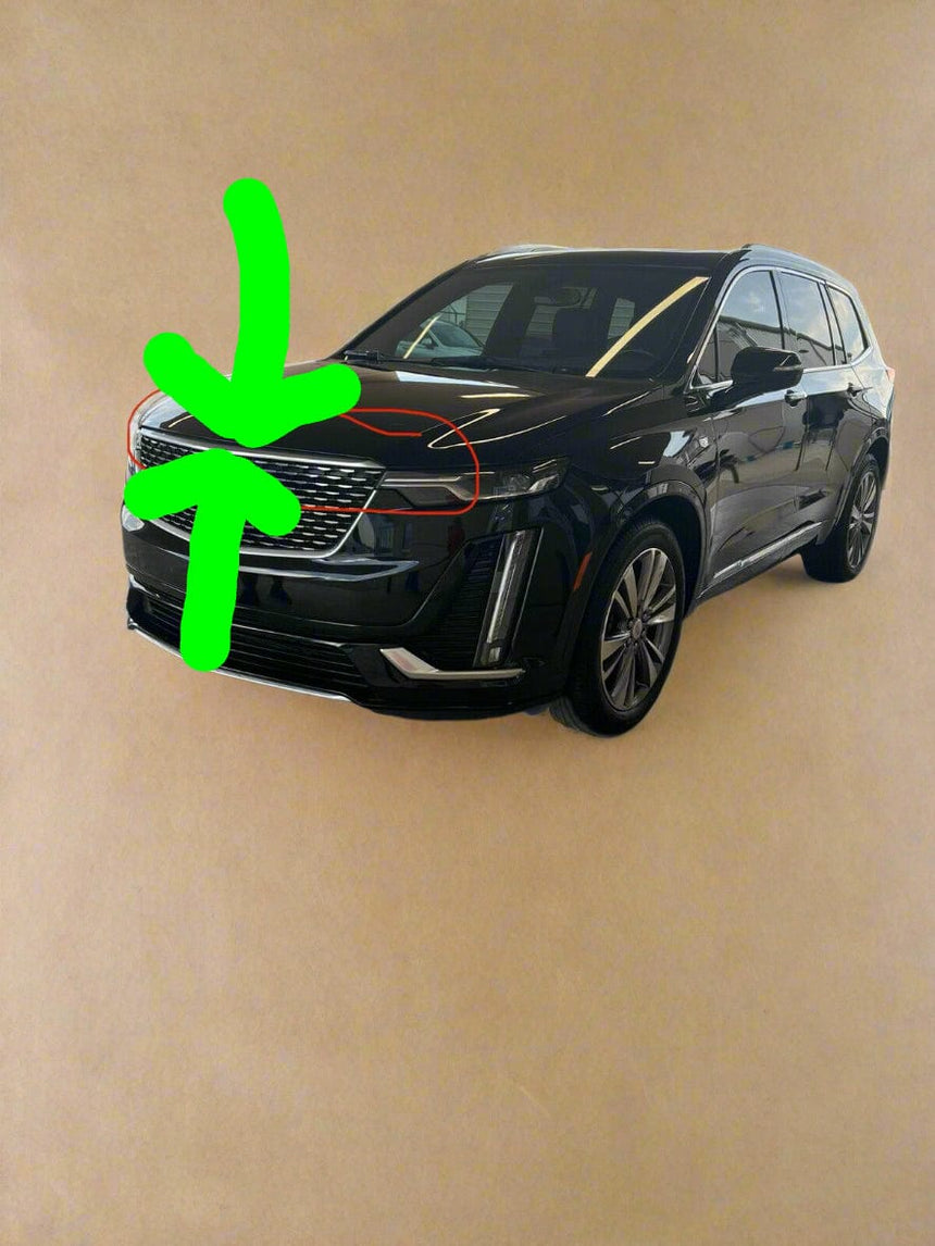 2020-2022 Cadillac XT6 Silver Front Grille Upper Filler Molding OEM