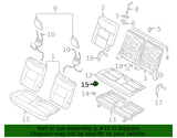2020-2024 Ford Explorer Rear Seat Hinge Cover Valance Genuine OEM
