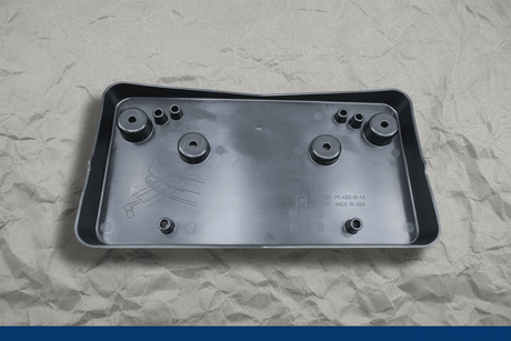 2020-2025 Cadillac XT6 Front Bumper License Plate Bracket Genuine OEM No Hardware