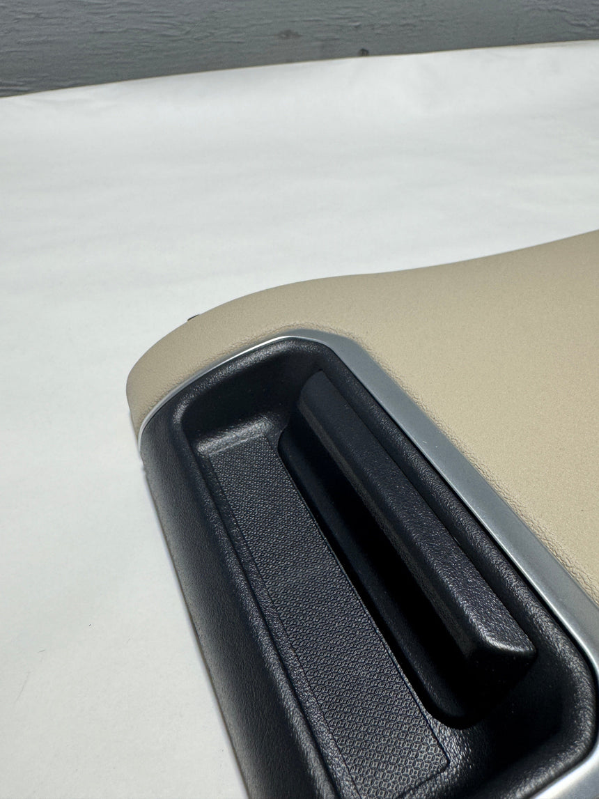 2020-2025 Toyota Highlander Rear Console Door Armrest Compartment Beige OEM