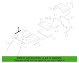 2021-2024 Ford Bronco 4 Door Hard top Passenger Side Roof Side Weatherstrip Seal OEM
