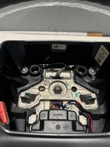 2021-2024 Ford F-150 Lariat OEM Black Leather Heated Steering Wheel With Buttons W/O Active Steering