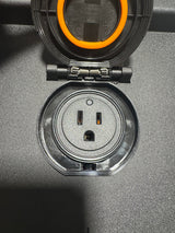2021-2025 Ford F-150 2 Kllowatt Truck Bed Rear High Voltage Power Socket Panel