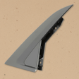 2021-2025 Chevrolet Trailblazer OEM Rear Door Frame Applique Passenger