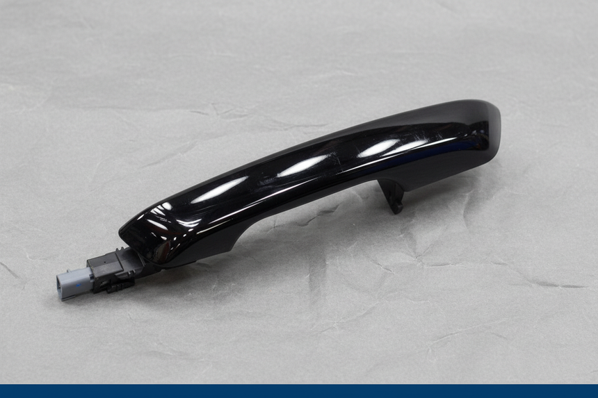 2021-2025 Jeep Grand Cherokee Front Passenger Side Door Handle Black OEM