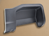 2023-2024 Ford Super Duty Driver Side Bed Step Trim Panel Black OEM