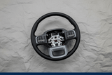 2023-2025 Ford F-250 F-350 F-450 F-550 Super Duty Lariat Steering Wheel Black Leather Heated OEM