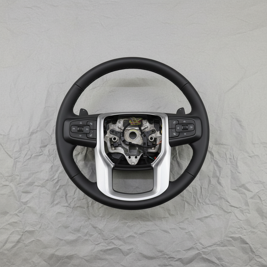 2022-2025 Sierra 1500 OEM Black Steering Wheel SLE SLT Elevation