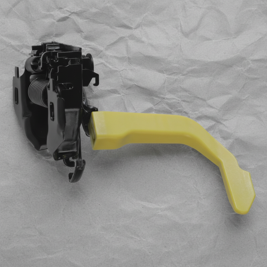 2020-2025 Nissan Sentra Genuine OEM Hood Lock Latch With Anti-Theft - Middle Detail