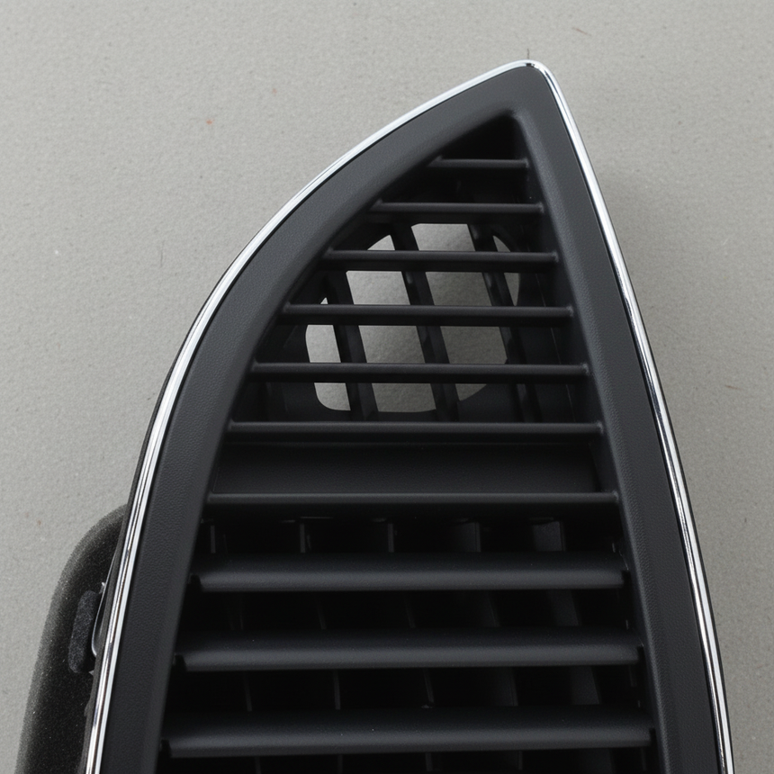 Nissan Armada Infiniti QX80 Driver Side Outer Dashboard AC Air Vent Black OEM - Top Detail