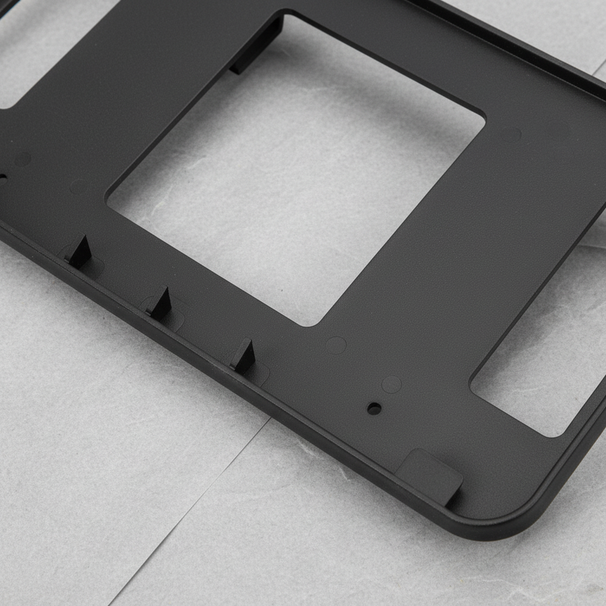 OEM Ford License Plate Bracket - Bottom Detail