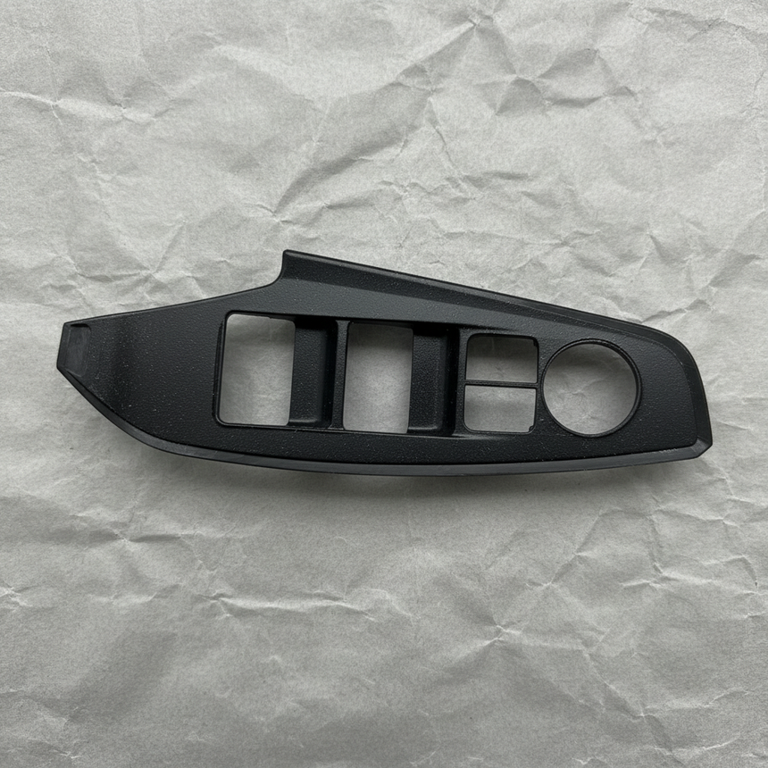 2017-2018 Mazda 3 Driver Side Door Switch Trim Panel Piano Black OEM - Detail 2