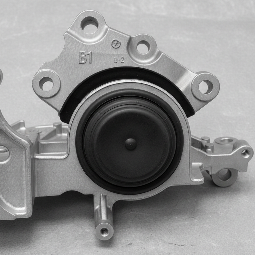 Nissan Rogue Driver Side Transmission Mount OEM - Macro Middle