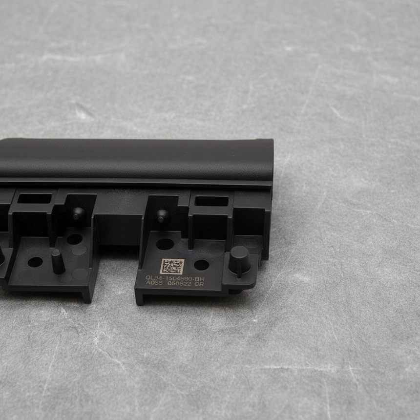 2016-2022 Ford F-150 F-250 F-350 Genuine OEM Black Chrome Interior Door Handle - Bottom Detail