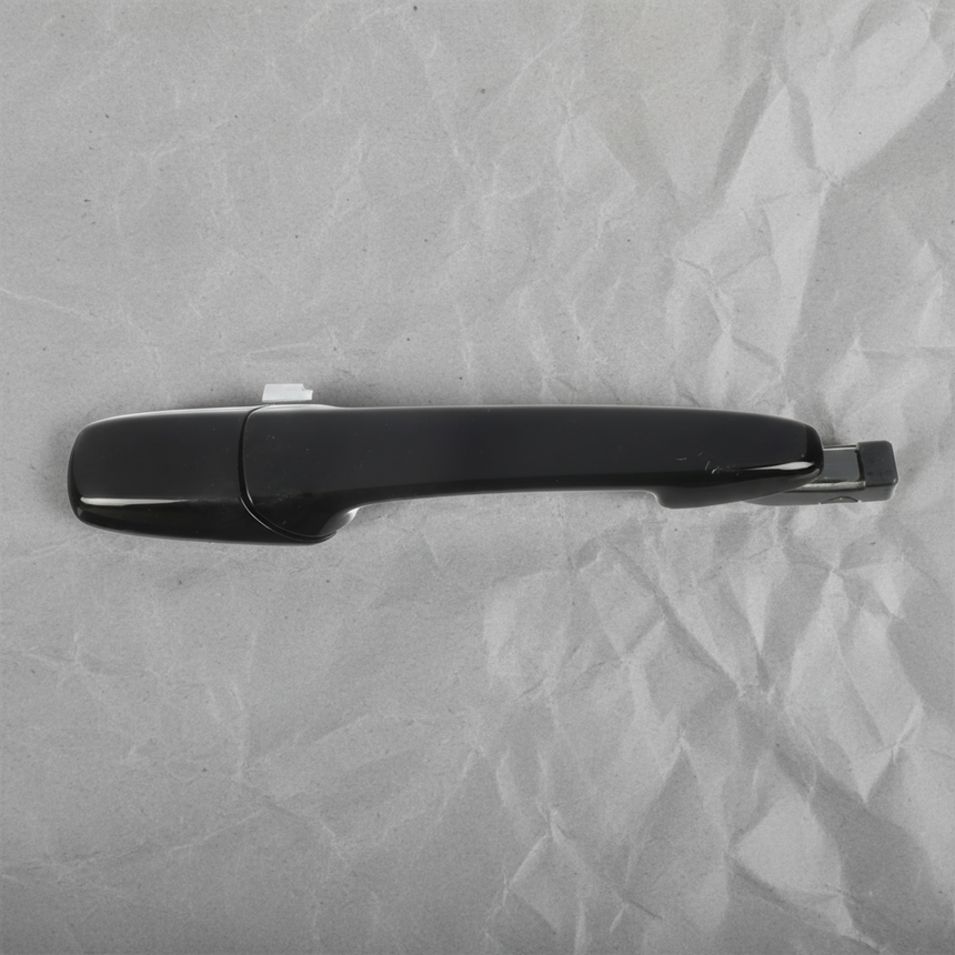 2007-2015 Mazda CX-9 RX-8 Passenger Outside Handle Brilliant Black OEM - Top Detail