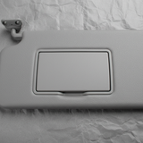 Genuine 2017-2024 Nissan Titan Crew Cab Driver Side Sun Visor with Vanity Mirror OEM - Middle Detail