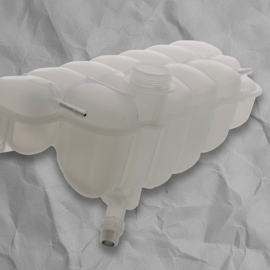 2015-25 Ford F-150 Expedition Navigator OEM Coolant Reservoir Expansion Tank - Middle Detail