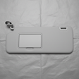 Genuine 2017-2024 Nissan Titan Crew Cab Driver Side Sun Visor with Vanity Mirror OEM - Full View