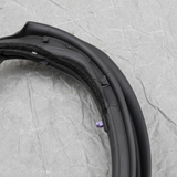 Close-up of Nissan OEM Passenger Side Rear Door Mounted Weatherstrip for 2015-19 Versa