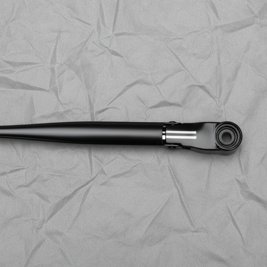 Close-up of Mopar OEM Front Windshield Wiper Arm for 2018-26 Jeep Wrangler and Gladiator