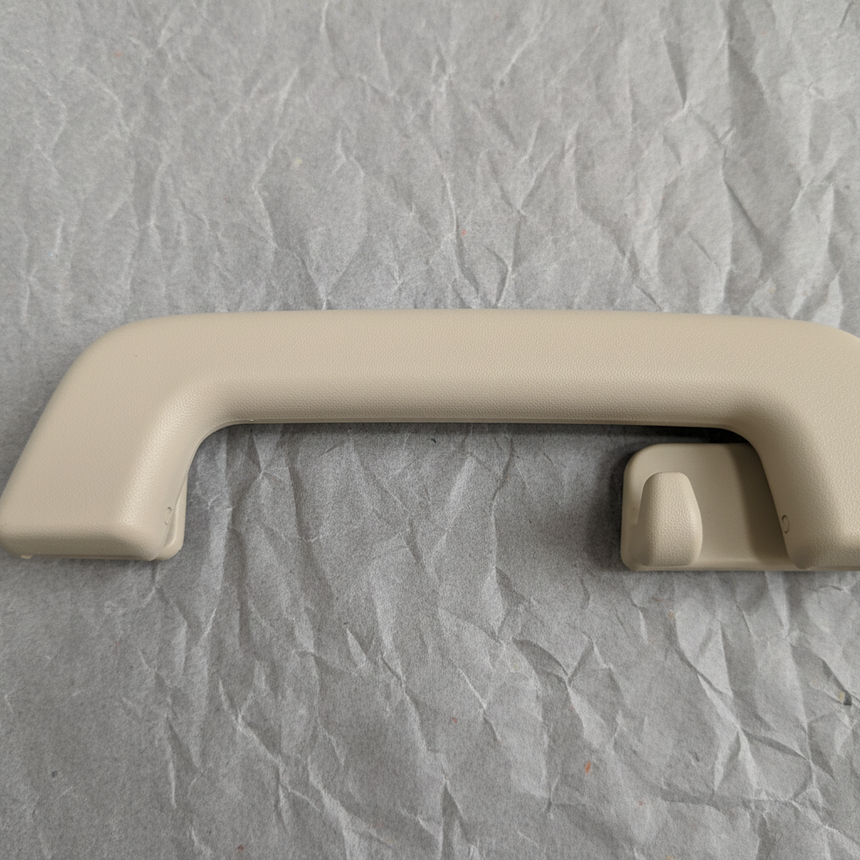 Ford OEM Interior Grab Handle Rear Driver Side Dune - Macro Top 1