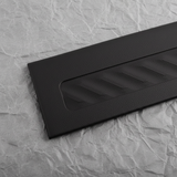 2019-2025 Silverado Sierra OEM Black Crew Cab Driver Side Rear Sill Plate - Bottom Detail