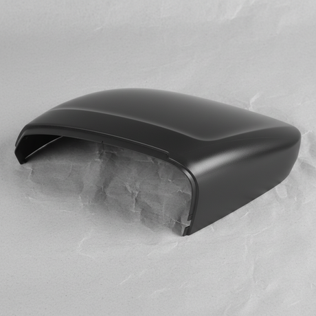 2022-2025 VW Taos Driver Side Door Mirror Cover Cap Black Genuine OEM - Middle Detail 2