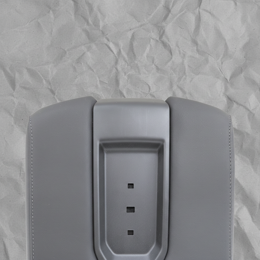2019-2025 Silverado Sierra Tahoe Yukon Console Armrest Lid Black OEM - Top Detail