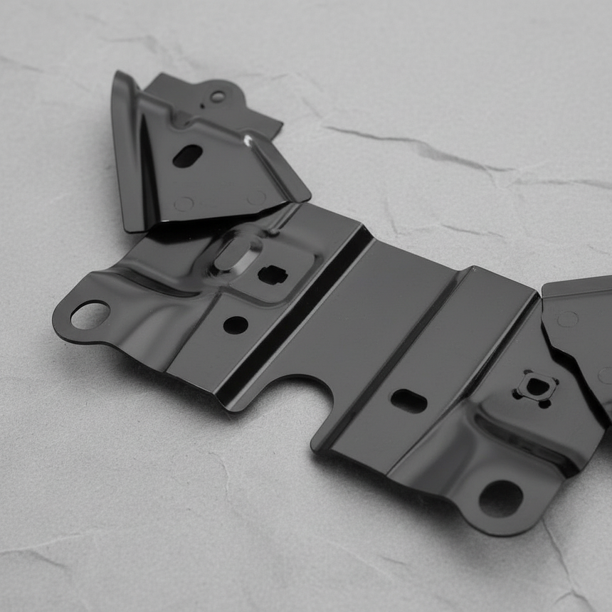 2020-2025 Mazda 3 or CX-30 Mexico Built Hood Latch Support OEM New - Middle Detail