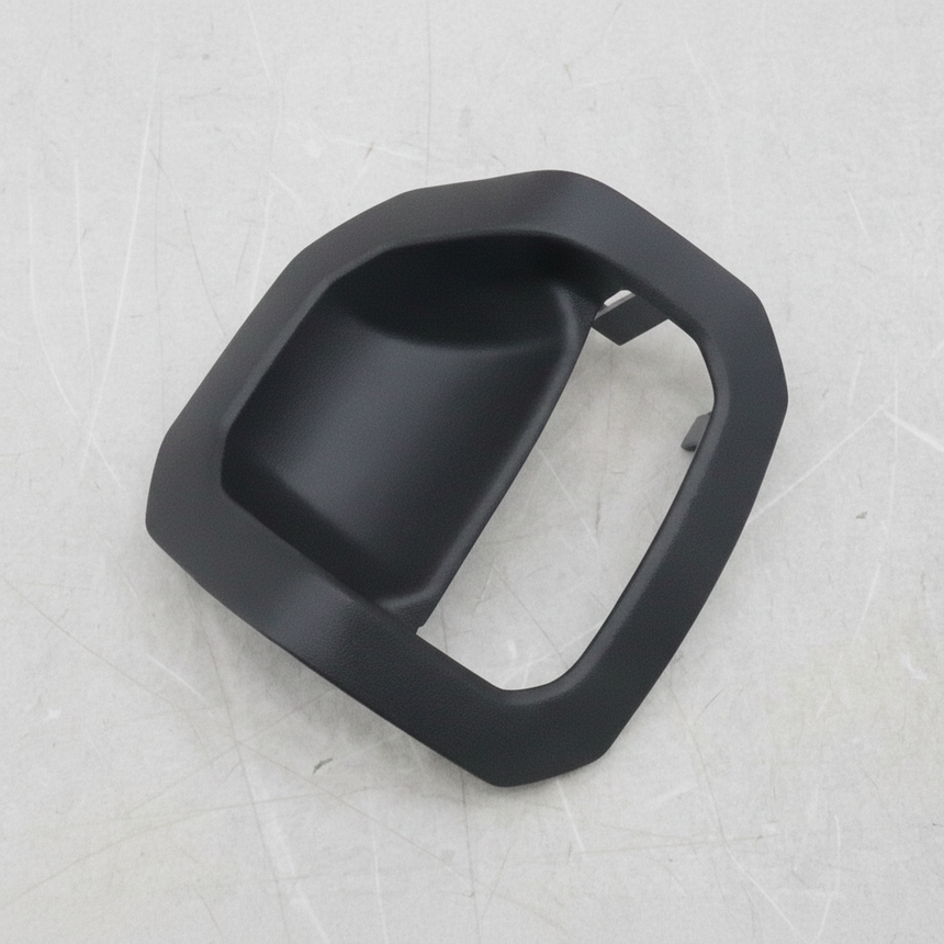 Jeep Wrangler OEM Driver Side Seat Back Release Bezel - Top Detail