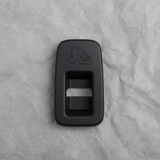 2013-2020 Nissan Pathfinder Child Restraint Anchor Plate Bezel Charcoal - Macro Detail