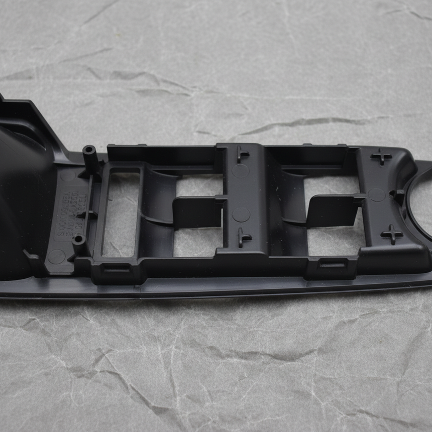 2013-2019 Ford Escape C-Max Driver Side Window Switch Bezel Charcoal OEM - Middle Detail Alternate