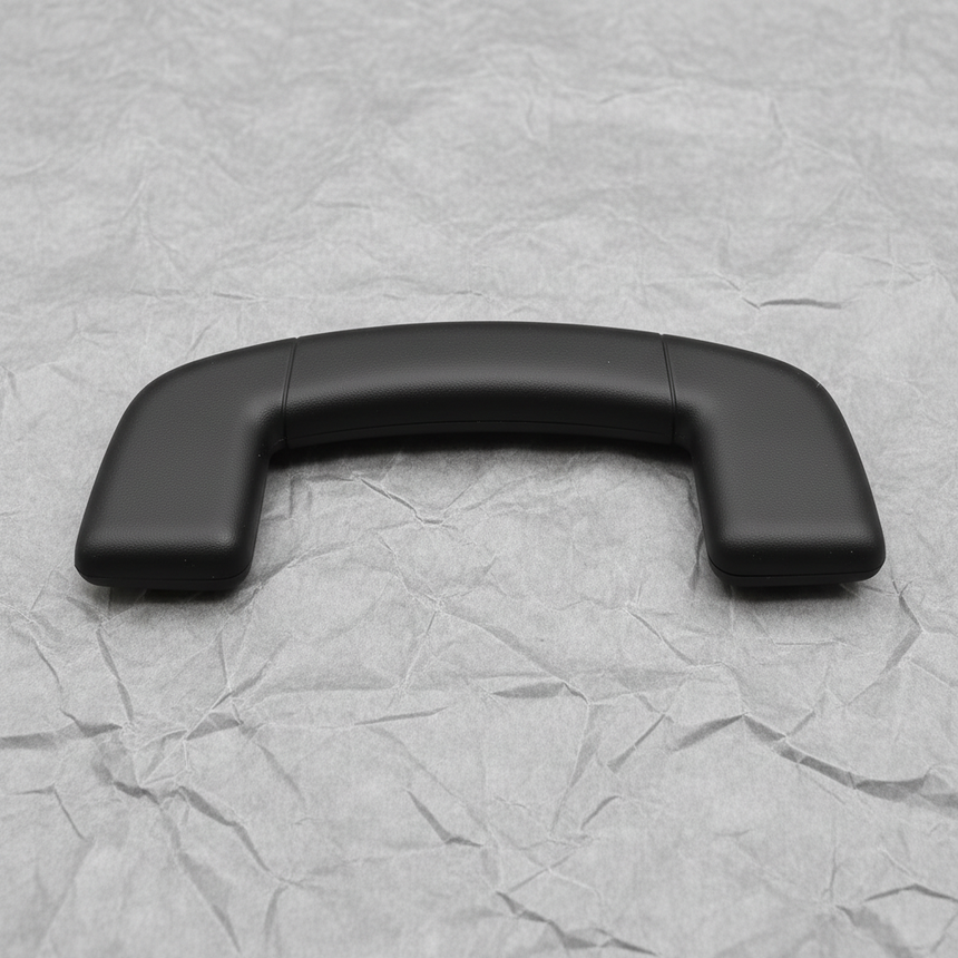 2015-2019 Volkswagen Golf GTI e-Golf Golf R Front Roof Grab Handle Black OEM - Macro Detail