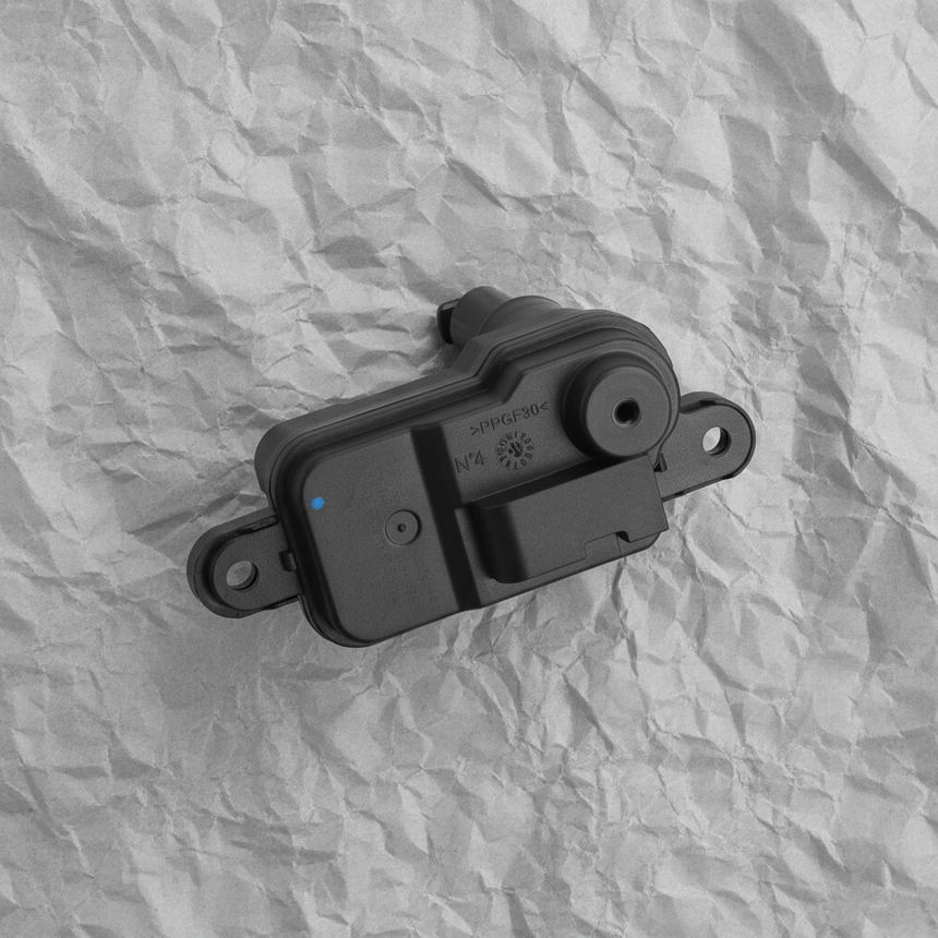 2018-2025 Volkswagen Atlas Jetta Tiguan Taos ID.4 Fuel Door Lock OEM - Full View 2