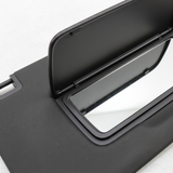 2019 Silverado Sierra 1500 Double Cab OEM Passenger Side Dark Atmosphere Sun Visor Macro Crop 1