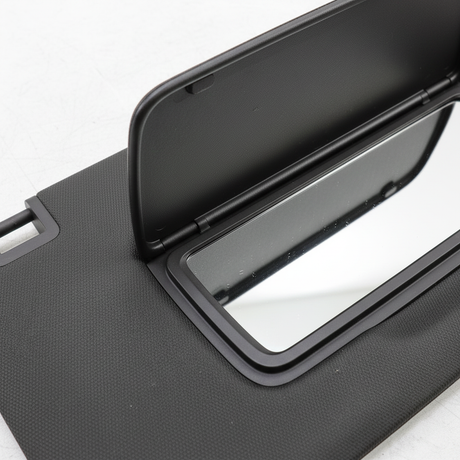2019 Silverado Sierra 1500 Double Cab OEM Passenger Side Dark Atmosphere Sun Visor Macro Crop 1