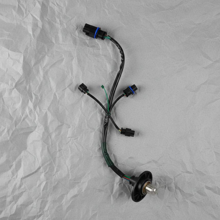 Genuine GM OEM Rear License Plate Lamp Wiring Harness - Full View 2