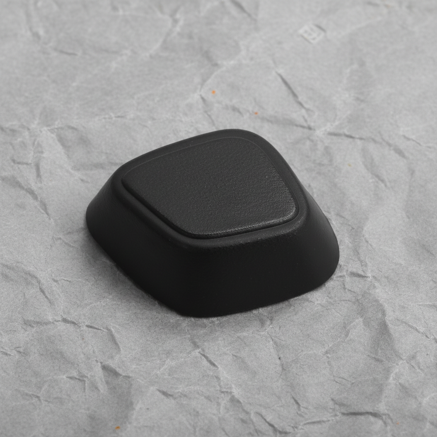 Macro Crop Middle - Jet Black Lumbar Actuator Knob