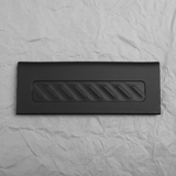 2019-2025 Silverado Sierra OEM Black Crew Cab Driver Side Rear Sill Plate - Middle Detail