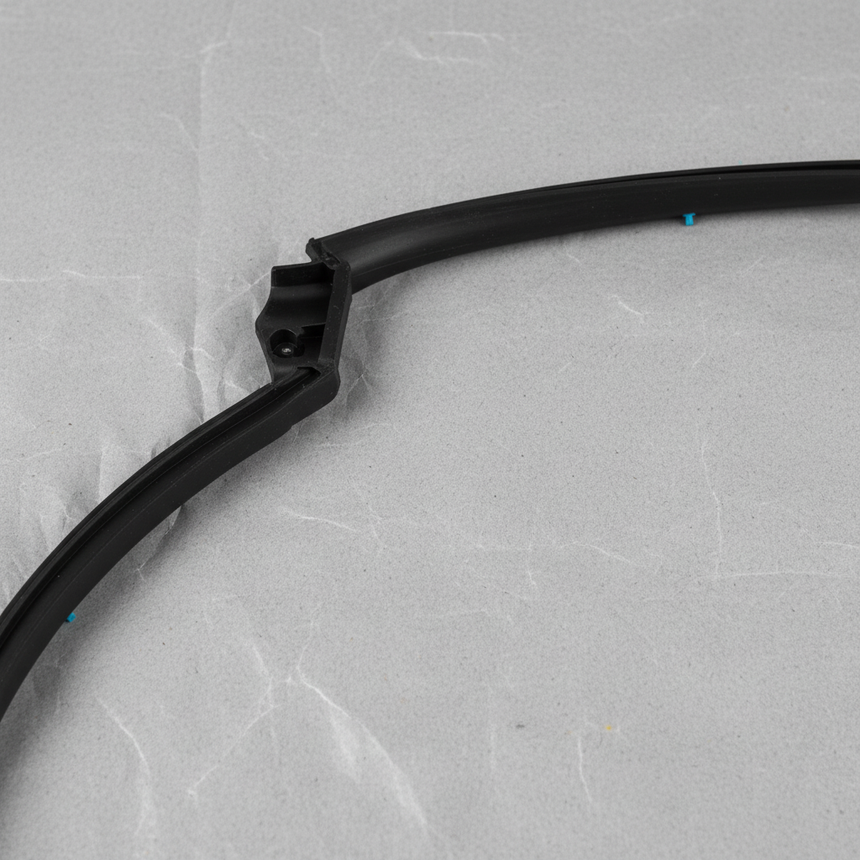 2005-21 Nissan Frontier Xterra OEM Passenger Side Front Door Weatherstrip - Top Detail