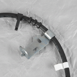 2021-2025 Ford F-150 4WD Front Driver Side Flex Brake Hose with Bracket - Macro Middle