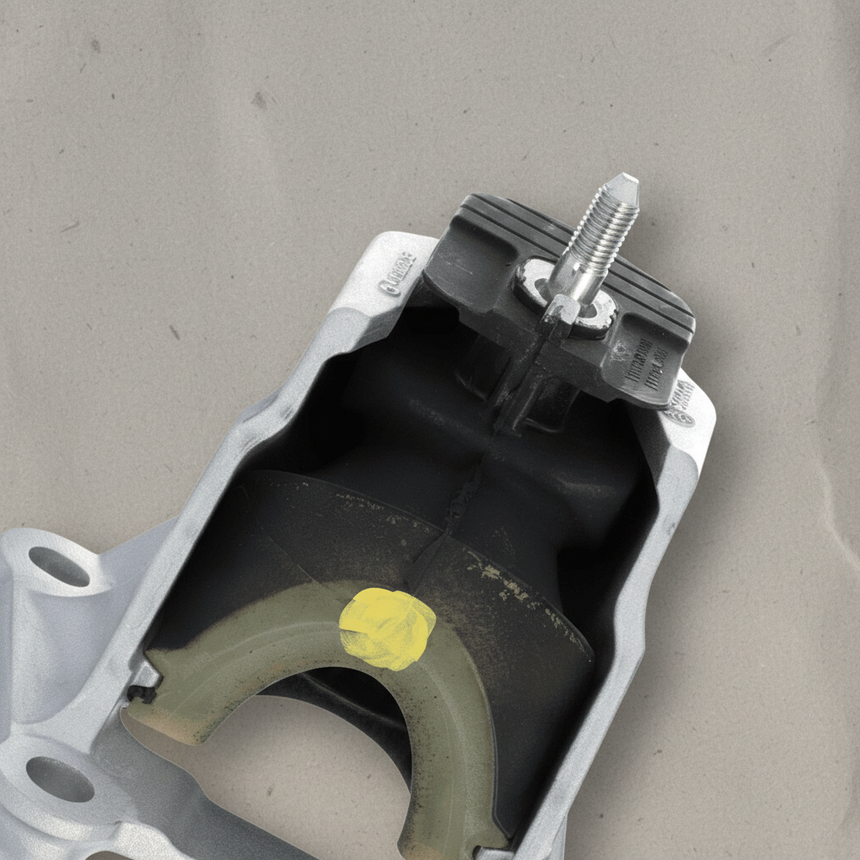 2016-2025 MX-5 Miata OEM Passenger Side Motor Mount - Top Detail