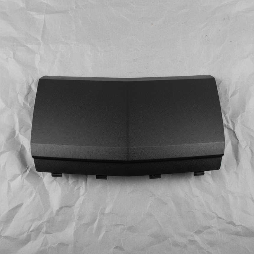 Genuine GM OEM Rear Bumper Fascia Trailer Hitch Access Hole Cover Unpainted - Middle Detail