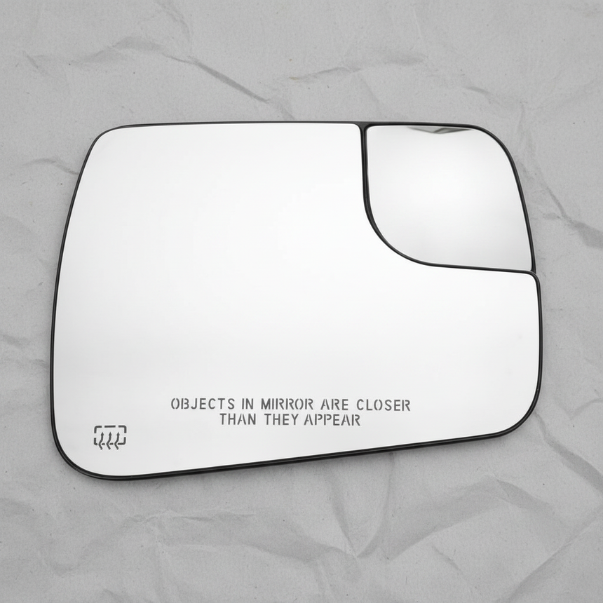 2019-2024 Ram 1500 DT Passenger Side Mirror Glass Heated With Corner Spotter OEM - Middle Crop