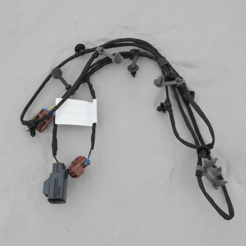 2018-23 Jeep Wrangler JL Gladiator Genuine OEM Mopar Front Bumper Wiring - Middle Detail