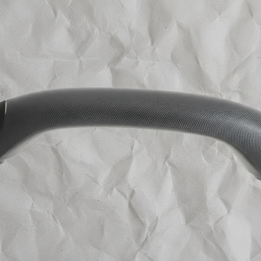 2016-2019 Ford Explorer Police Interceptor Pillar Grab Handle Black OEM - Top Detail